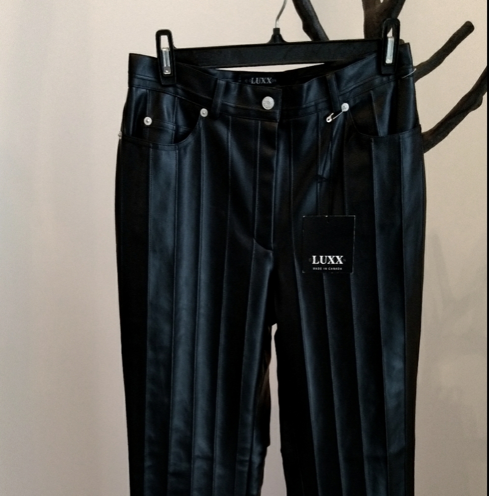 Lux Black Straight Leg Jeans for Women